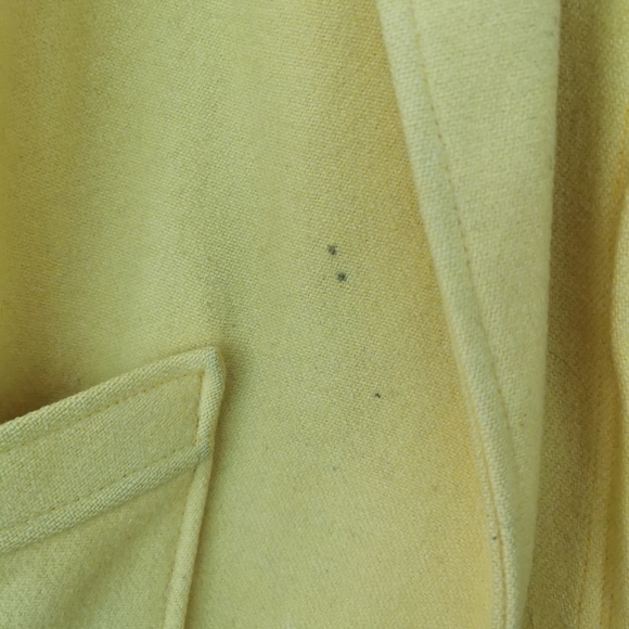 Sunny Yellow wool blazer coat - Picture 2 of 3